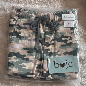 Kids Camouflage Joggers - Gray and Green bundle of joy 4T